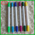 Bright color dual tips washable marker for T-shirt